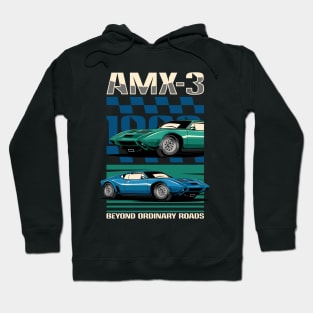 1969 AMC AMX/3 Racing Car Hoodie